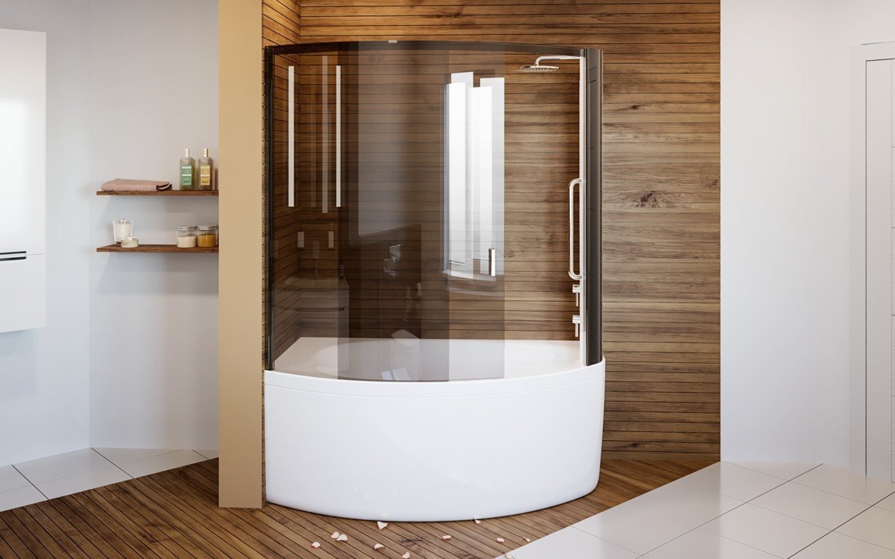 Jetted tub sales shower combo